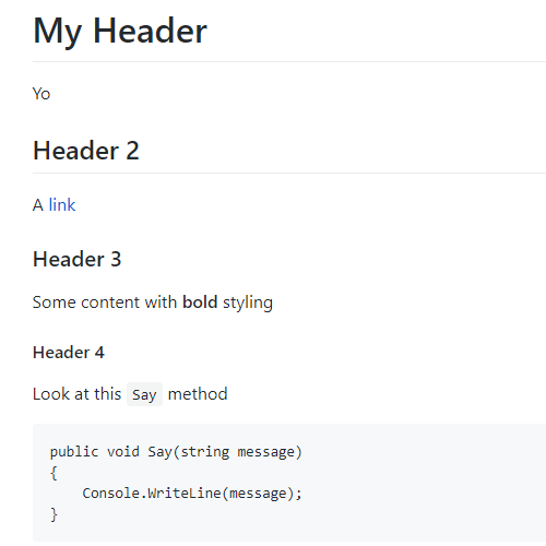 GitHub Style